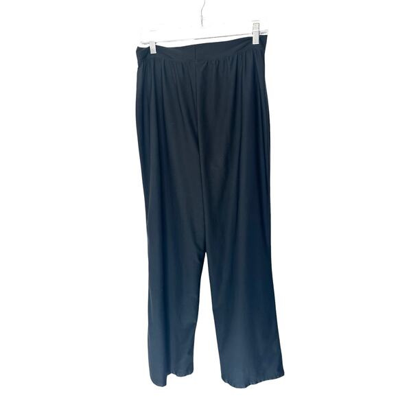 Spanx Pants Black Stretch Pull On Straight Leg Relaxed Casual Basic Large - Picture 8 of 11